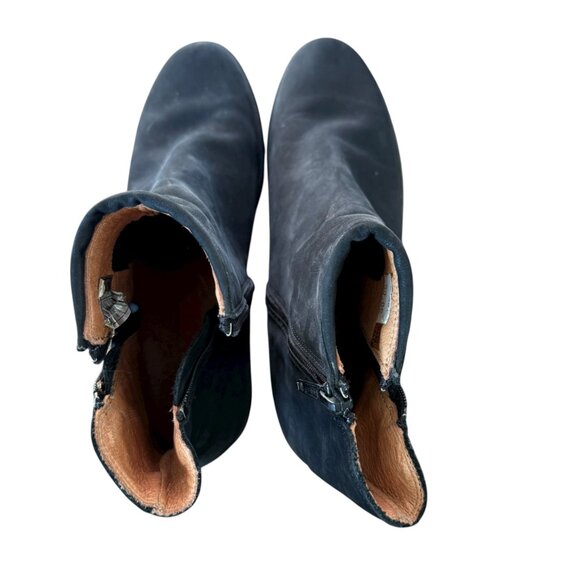 Zante women's black side zip ankle booties boots - Picture 7 of 9